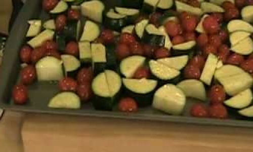Roasted Tomatoes and Zucchini Recipe | Laura in the Kitchen - Internet Cooking Show