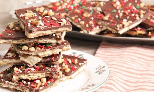 Saltine Toffee Recipe | Laura in the Kitchen - Internet Cooking Show