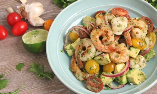 Seafood and Avocado Salad Recipe | Laura in the Kitchen - Internet Cooking Show