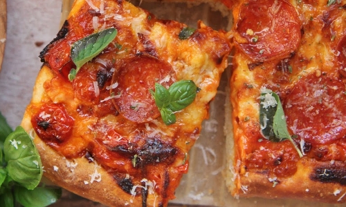 Sicilian Pizza with Vodka Sauce Recipe | Laura in the Kitchen - Internet Cooking Show
