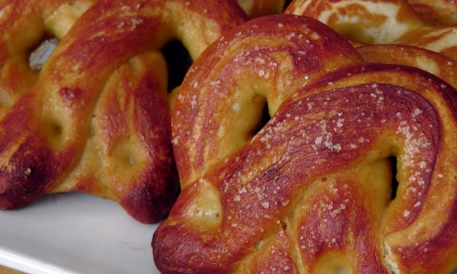 Soft Pretzels Recipe | Laura in the Kitchen - Internet Cooking Show