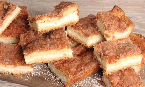 Sopapilla Cheesecake Bars Recipe | Laura in the Kitchen - Internet Cooking Show