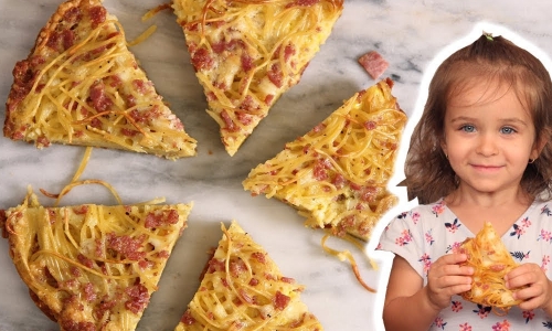 Spaghetti Pie Recipe | Laura in the Kitchen - Internet Cooking Show