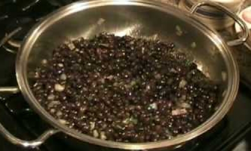 Spicy Black Beans Recipe | Laura in the Kitchen - Internet Cooking Show