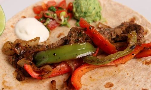 Steak Fajitas Recipe | Laura in the Kitchen - Internet Cooking Show