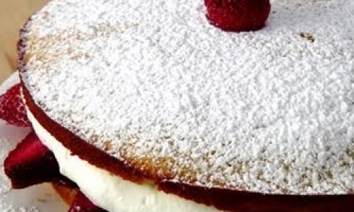Strawberry Cake Recipe | Laura in the Kitchen - Internet Cooking Show