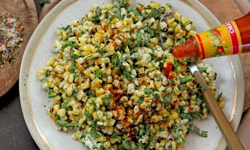 Street Corn Salad Recipe | Laura in the Kitchen - Internet Cooking Show