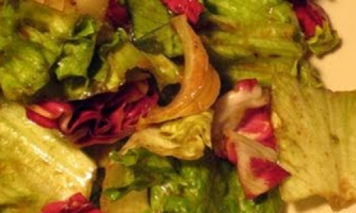 Three Color Salad with Balsamic Vinaigrette Recipe | Laura in the Kitchen - Internet Cooking Show