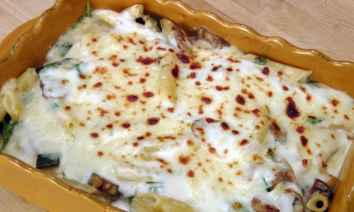 Veggie Pasta Bake Recipe | Laura in the Kitchen - Internet Cooking Show