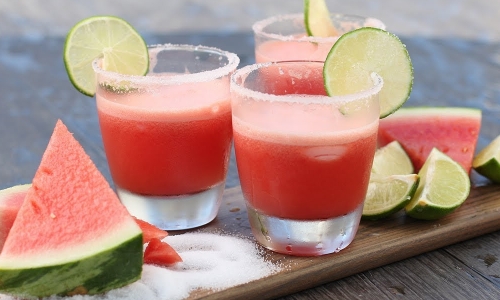 Watermelon Margaritas Recipe | Laura in the Kitchen - Internet Cooking Show