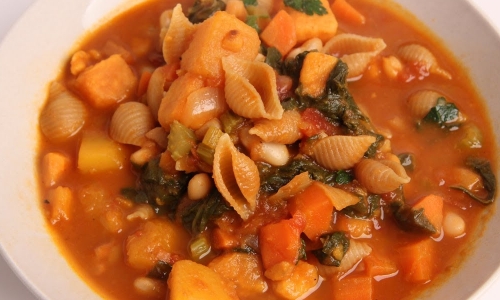 Winter Minestrone Recipe | Laura in the Kitchen - Internet Cooking Show
