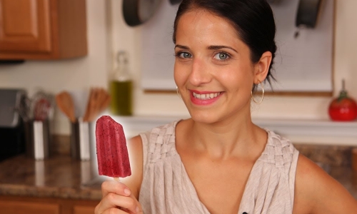 Yogurt Popsicles Recipe | Laura in the Kitchen - Internet Cooking Show