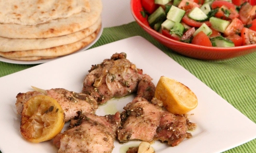 Zaatar Roasted chicken Recipe | Laura in the Kitchen - Internet Cooking Show