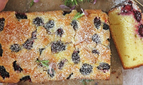 Blackberry Limoncello Cake