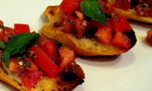 Bruschetta Recipe | Laura in the Kitchen - Internet Cooking Show