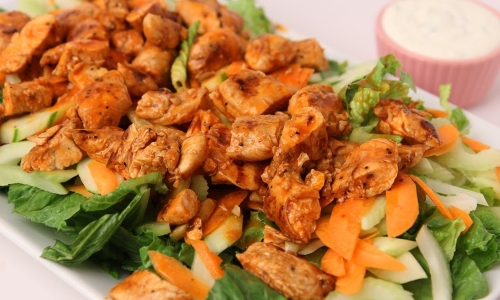 Buffalo Chicken Salad Recipe | Laura in the Kitchen - Internet Cooking Show