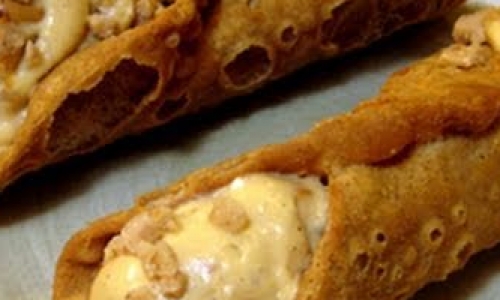 Butterscotch Cannoli Recipe | Laura in the Kitchen - Internet Cooking Show