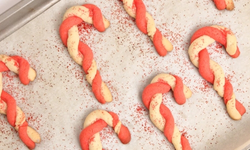 Candy Cane Cookies