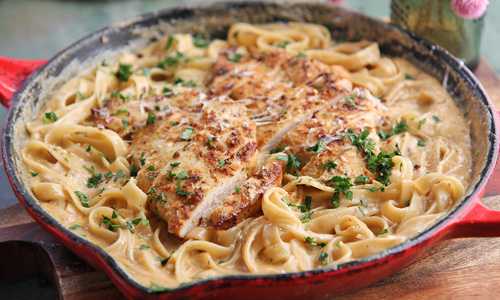 Chicken Fettuccine Alfredo