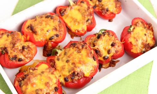 Chili Stuffed Pepppers