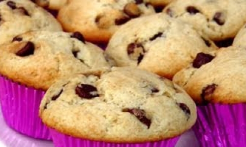 Chocolate Chip Muffins Recipe | Laura in the Kitchen - Internet Cooking Show