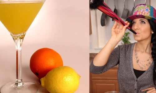 Citrus Limoncello Martini Recipe | Laura in the Kitchen - Internet Cooking Show