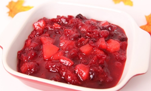 Cranberry and Pear Sauce Recipe | Laura in the Kitchen - Internet Cooking Show