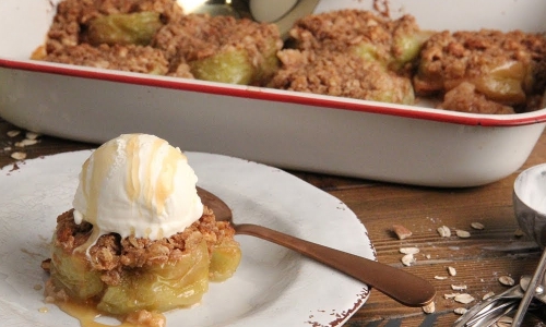 Crispy Topped Baked Apples Recipe | Laura in the Kitchen - Internet Cooking Show