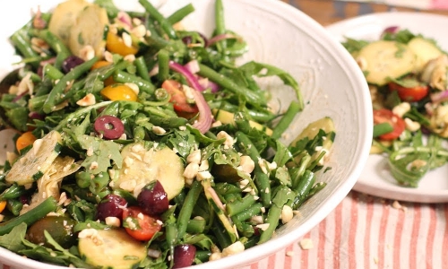 Delicious Green Bean Salad Recipe | Laura in the Kitchen - Internet Cooking Show