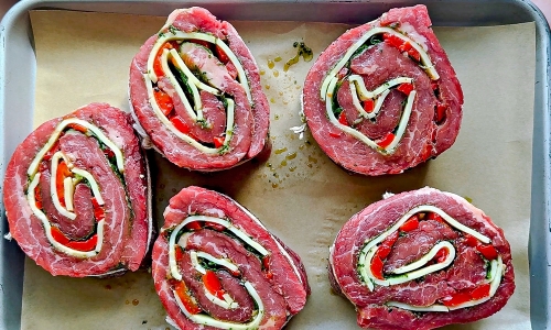 Flank Steak Pinwheels