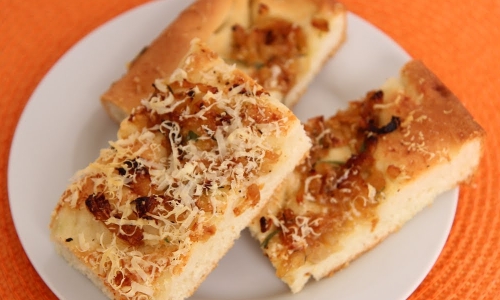 Focaccia with Caramelized Onions