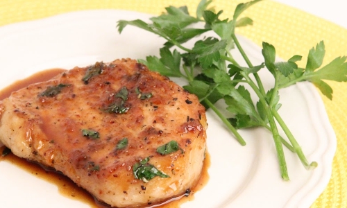 Garlic and Brown Sugar Pork Chops Recipe | Laura in the Kitchen ...