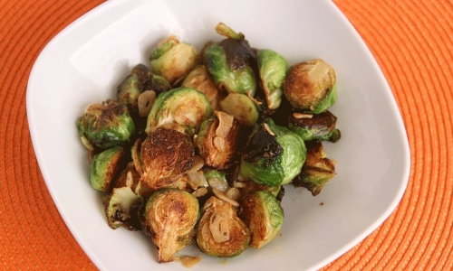 Garlic Brussels Sprouts
