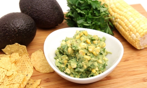 Grilled Corn Guacamole