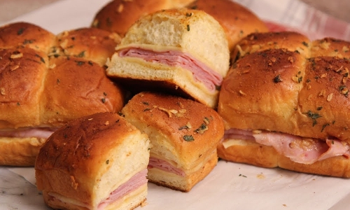 Ham and Cheese Sliders Recipe | Laura in the Kitchen - Internet Cooking Show