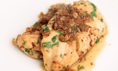 Honey Mustard Sauteed Chicken