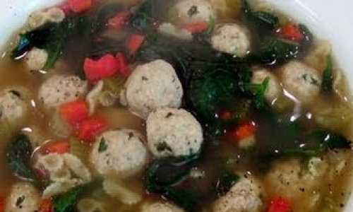 Italian Wedding Soup Recipe | Laura in the Kitchen - Internet Cooking Show