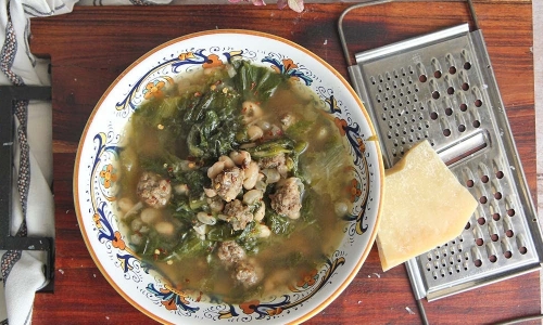 Meatball and Escarole Soup