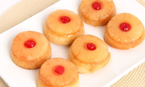 Mini Pineapple Upside Down Cakes