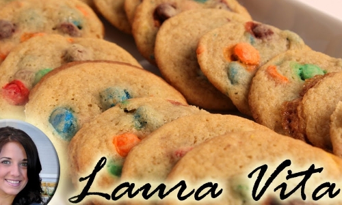 M&M Cookies Recipe | Laura in the Kitchen - Internet Cooking Show