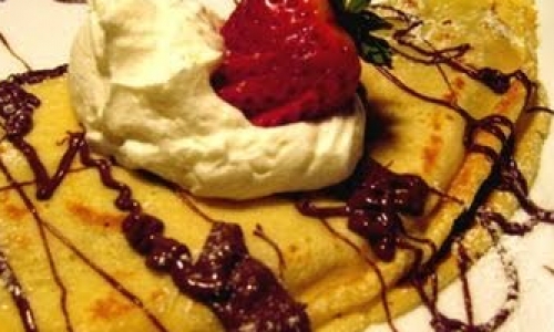 Nutella and Strawberry Filled Crepes Recipe | Laura in the Kitchen - Internet Cooking Show