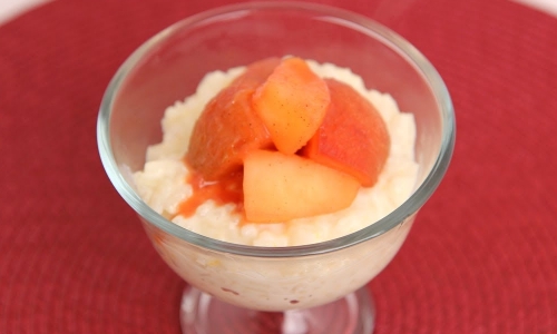 Orange Scented Rice Pudding 