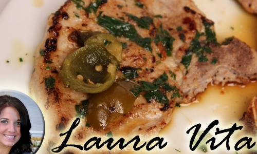 Pork Chops with Hot Peppers Recipe | Laura in the Kitchen - Internet Cooking Show