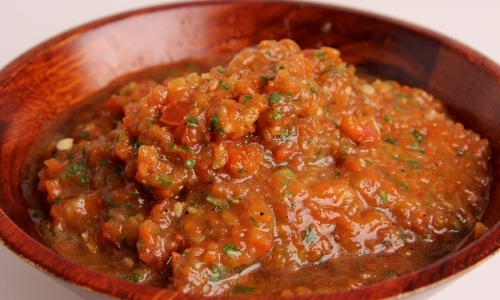 Roasted Red Pepper Salsa Recipe | Laura in the Kitchen - Internet Cooking Show
