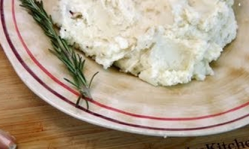 Rosemary Roasted Garlic Mashed Potatoes Recipe | Laura in the Kitchen - Internet Cooking Show