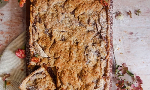 Slab Apple Pie Recipe | Laura in the Kitchen - Internet Cooking Show