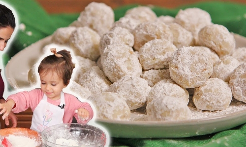Snowball Cookies Recipe | Laura in the Kitchen - Internet Cooking Show