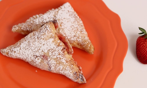 Strawberries and Cream Turnovers