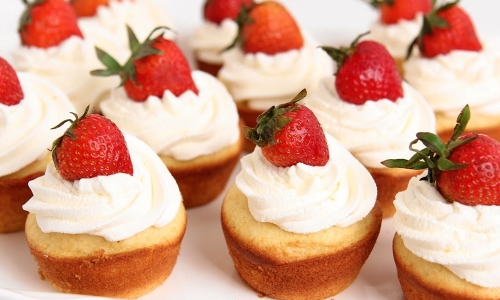 Strawberry Shortcake Cupcakes