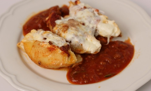 Stuffed Shells Recipe | Laura in the Kitchen - Internet Cooking Show